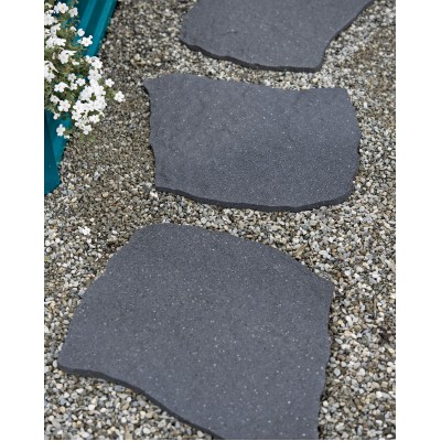 Recycled Rubber Flagstone Stepping Stone   